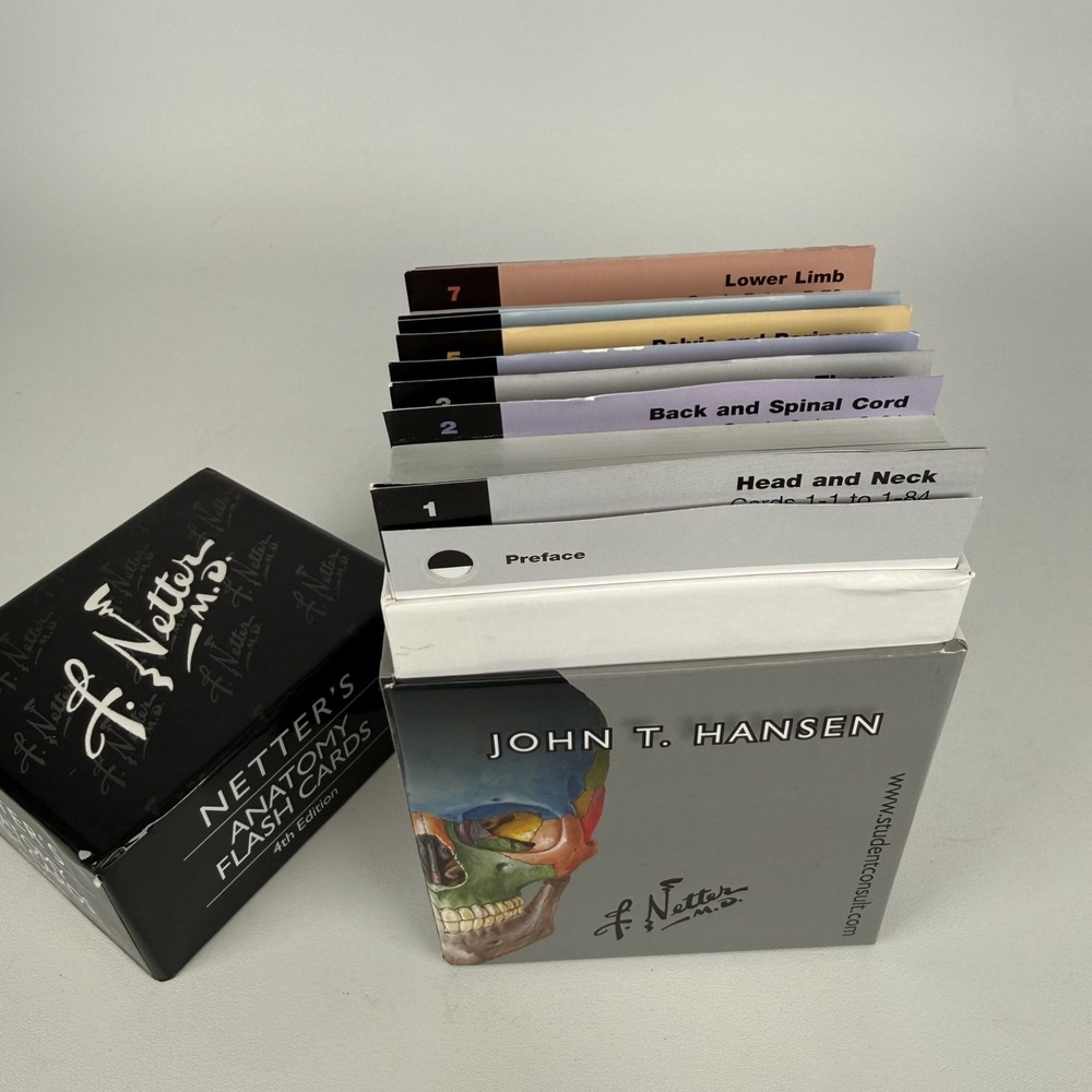 Netter's Anatomy Flash Cards, 4th Edition by John T. Hansen